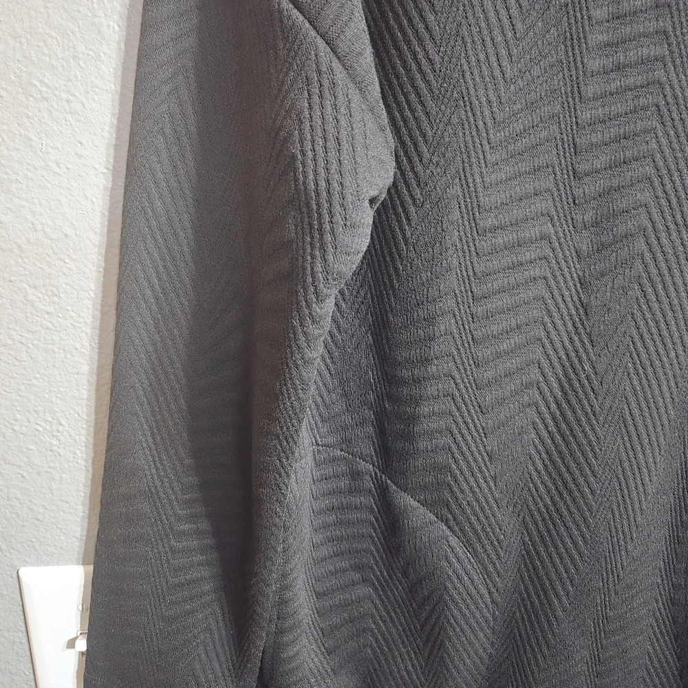 Tribal Funnel Neck Black Textured Dress Size Small - Picture 5 of 15
